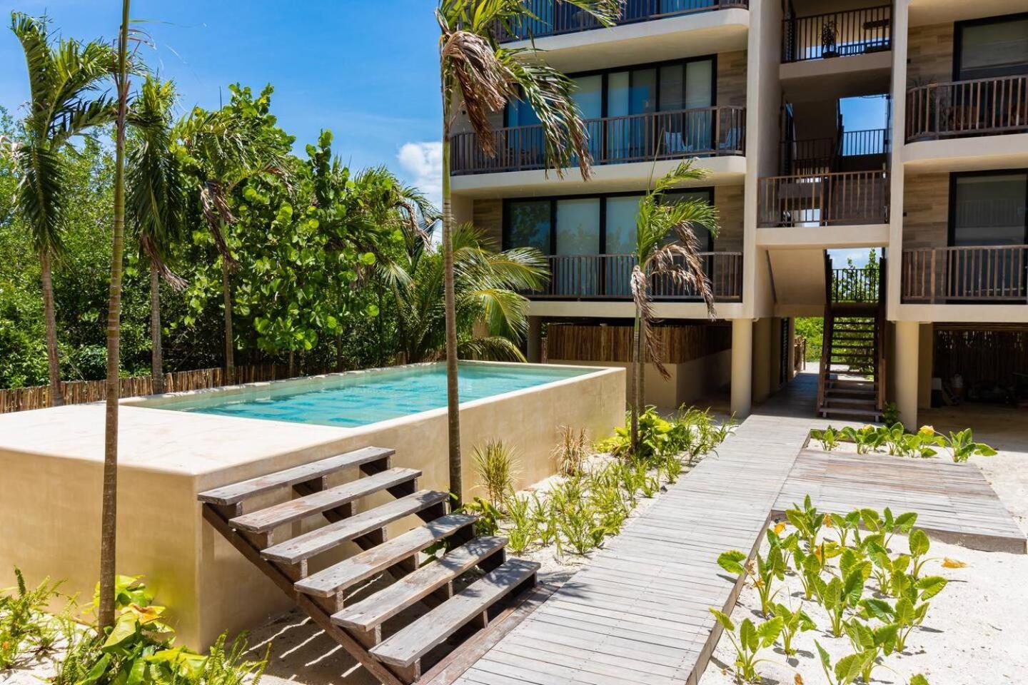 Hotel Pool View Loft Steps From The Ocean In Punta Cocos - C101 Isola Holbox Esterno foto